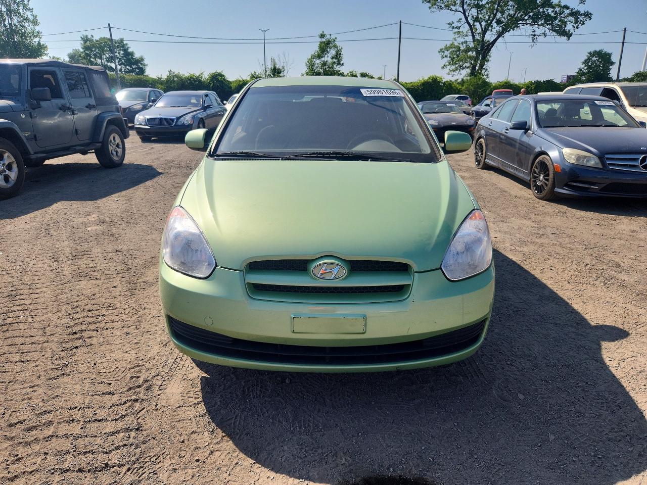 2011 Hyundai Accent Se Green vin: KMHCN3BC5BU190506