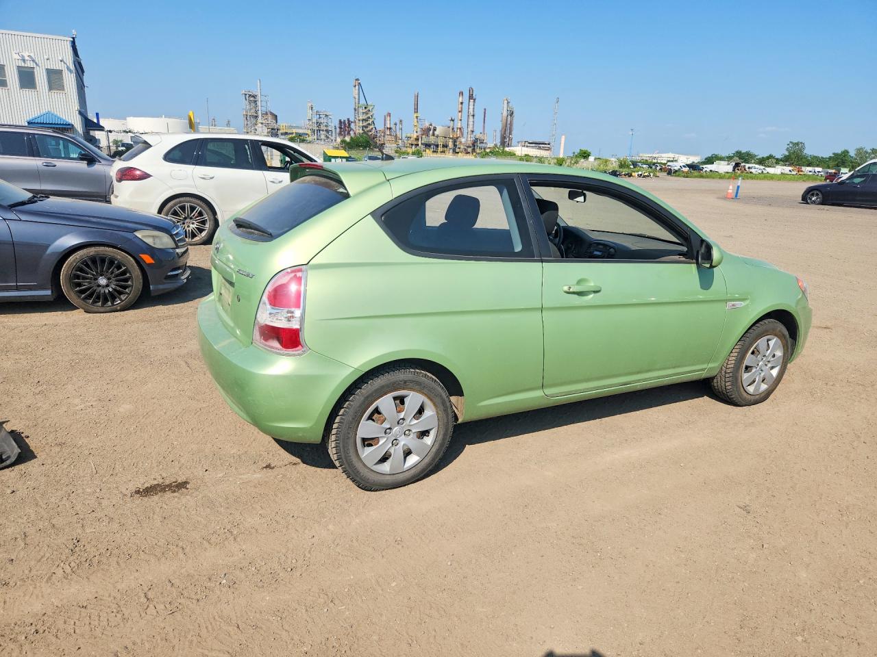 2011 Hyundai Accent Se Green vin: KMHCN3BC5BU190506