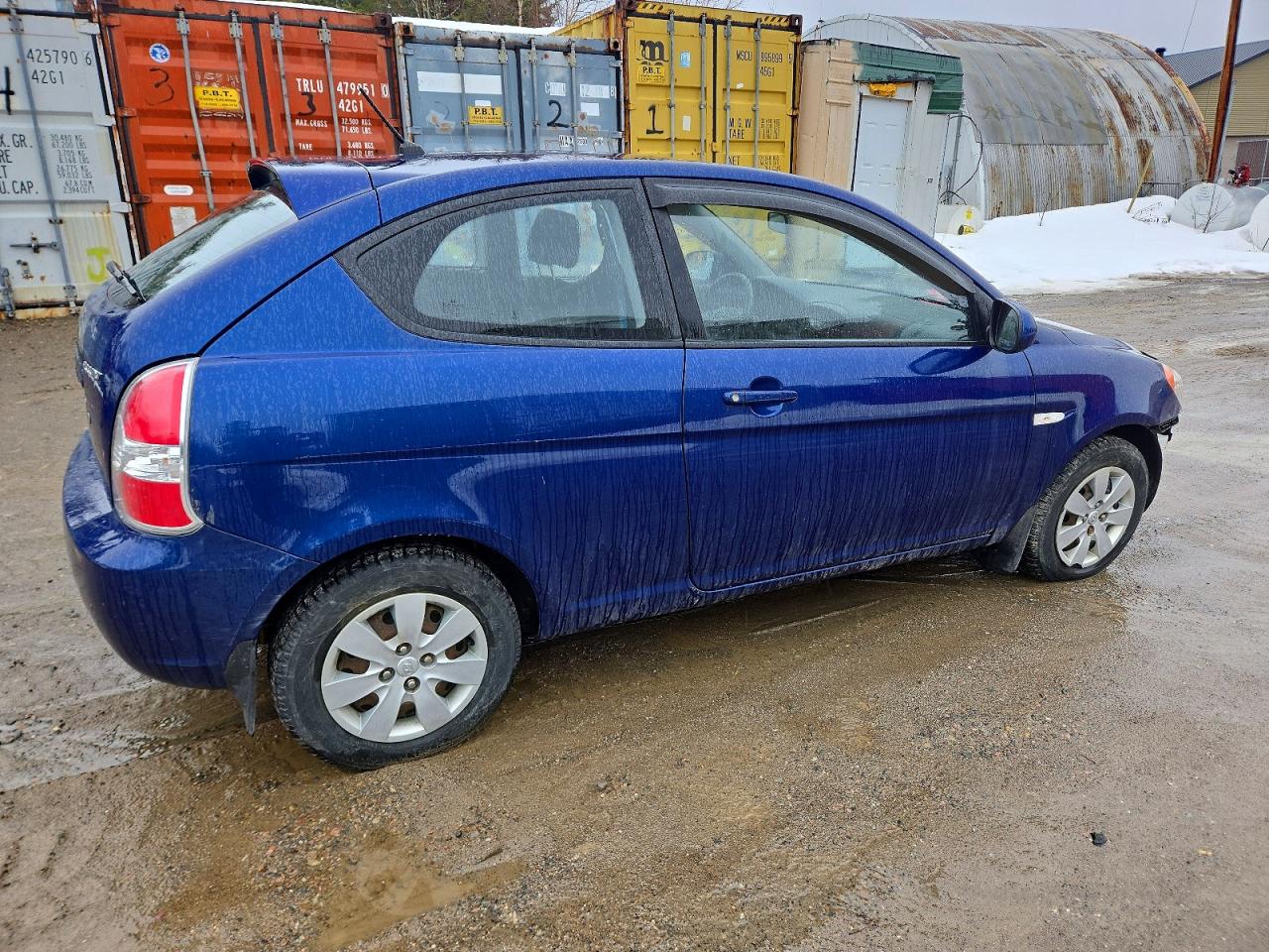 2011 Hyundai Accent Se Blue vin: KMHCN3BC9BU202768