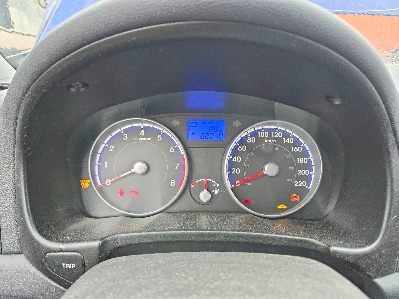 2011 Hyundai Accent Se Blue vin: KMHCN3BC9BU202768