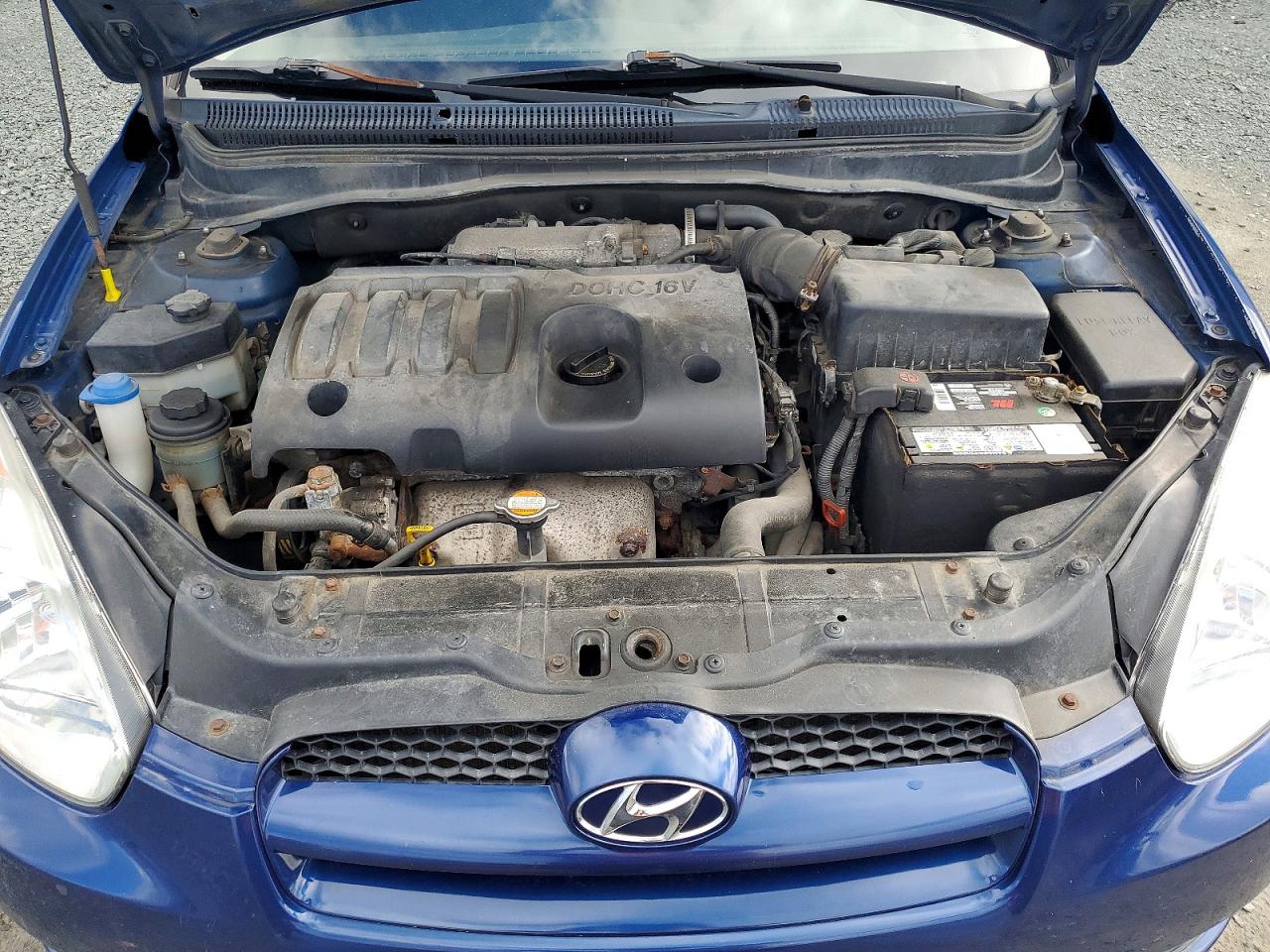 2011 Hyundai Accent Se Синий vin: KMHCN3BC9BU202933
