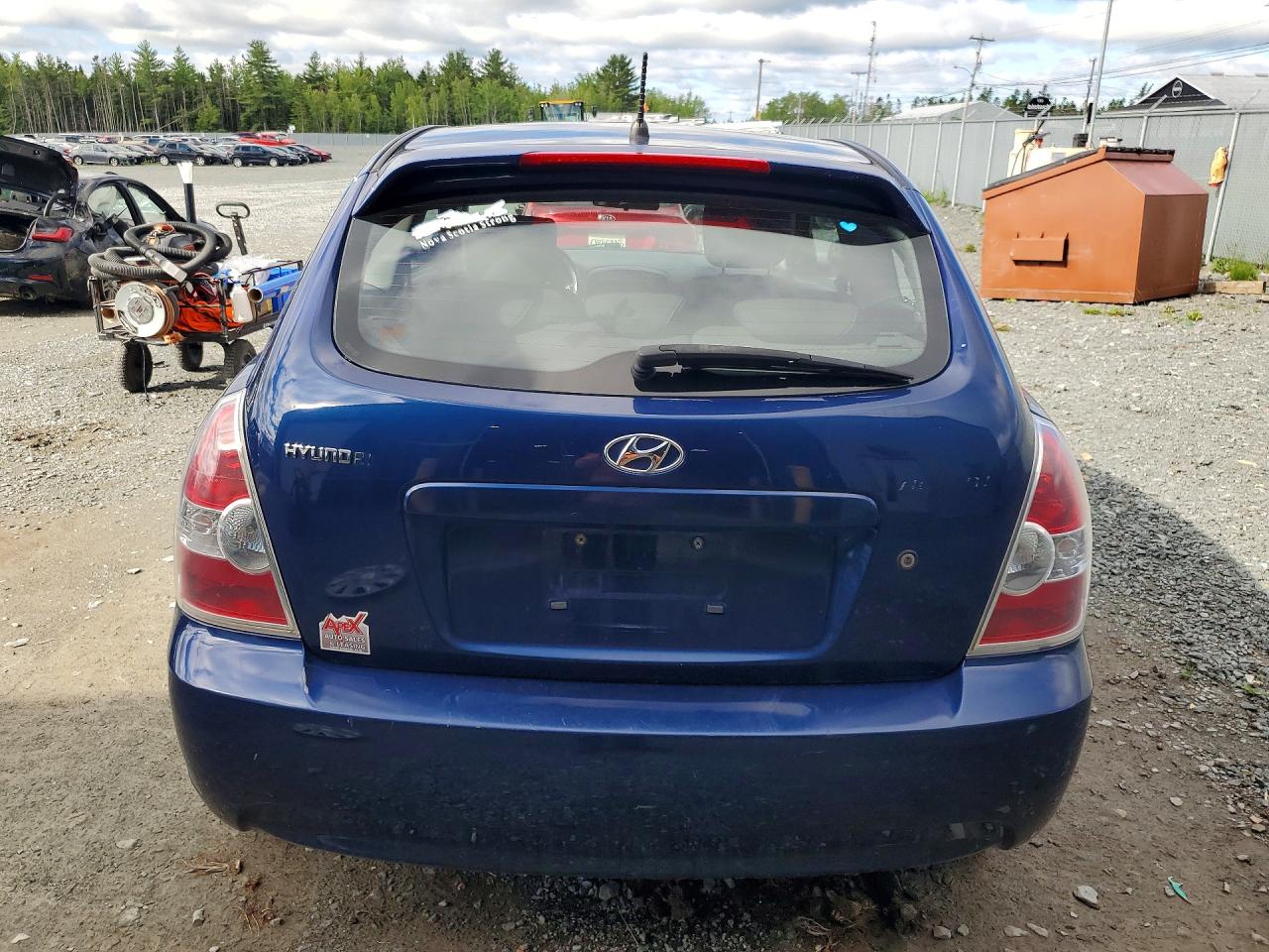 2011 Hyundai Accent Se Синий vin: KMHCN3BC9BU202933