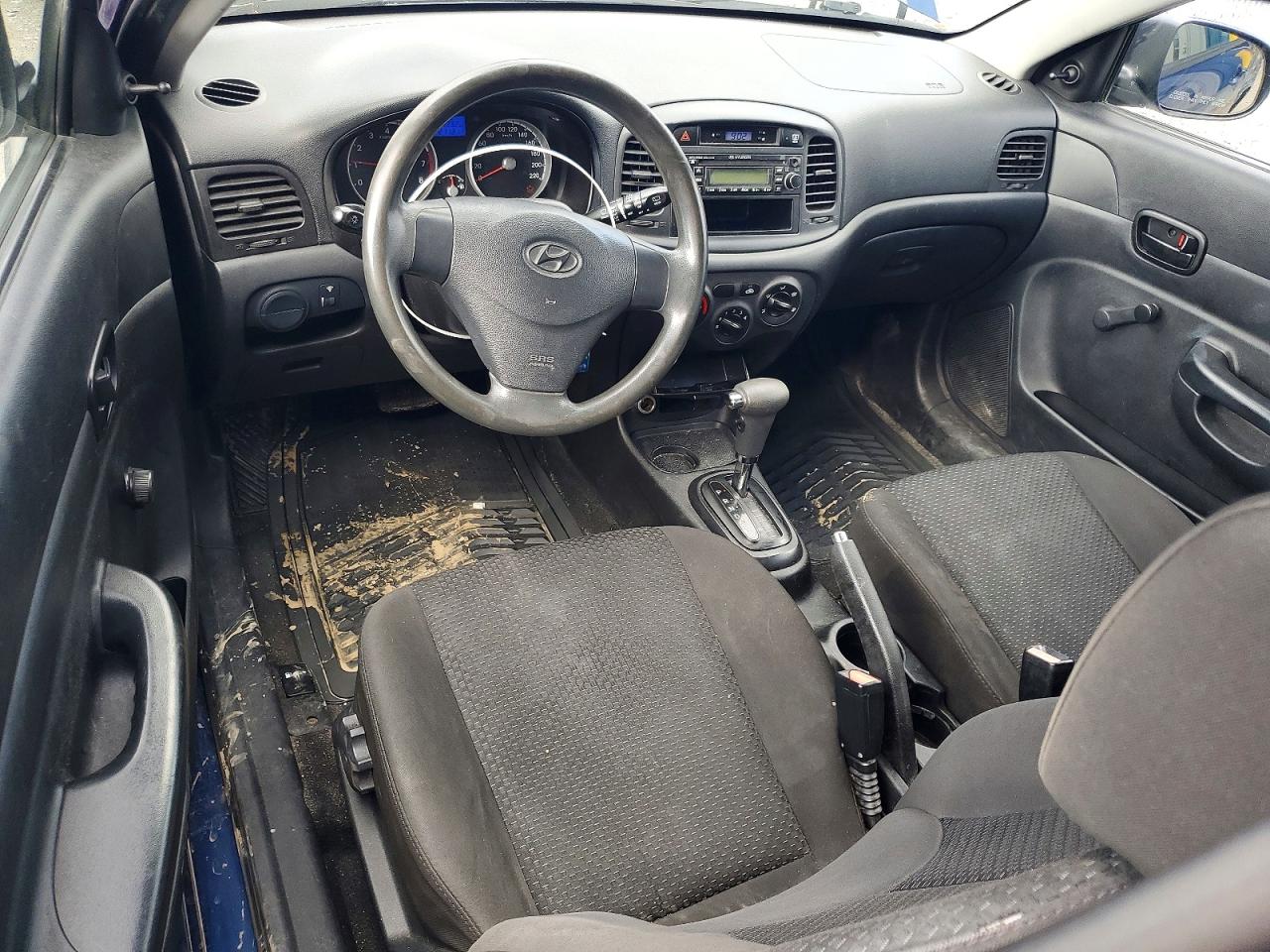 2011 Hyundai Accent Se Синий vin: KMHCN3BC9BU202933