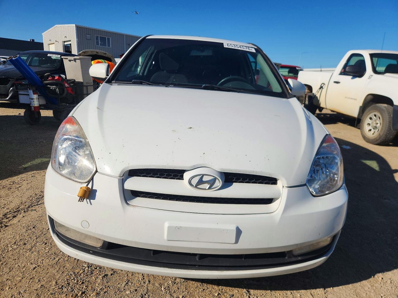2011 Hyundai Accent Se White vin: KMHCN3BCXBU204335