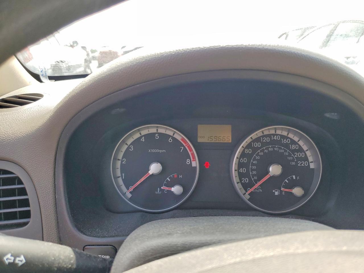 2008 Hyundai Accent Gls Beige vin: KMHCN45C18U237329