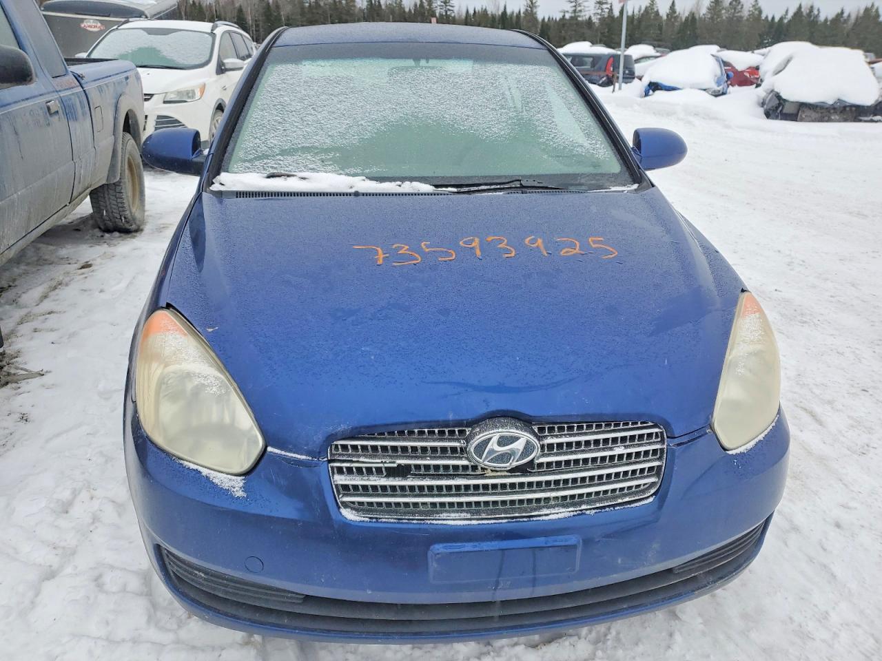 2009 Hyundai Accent Gls Blue vin: KMHCN45C29U348232