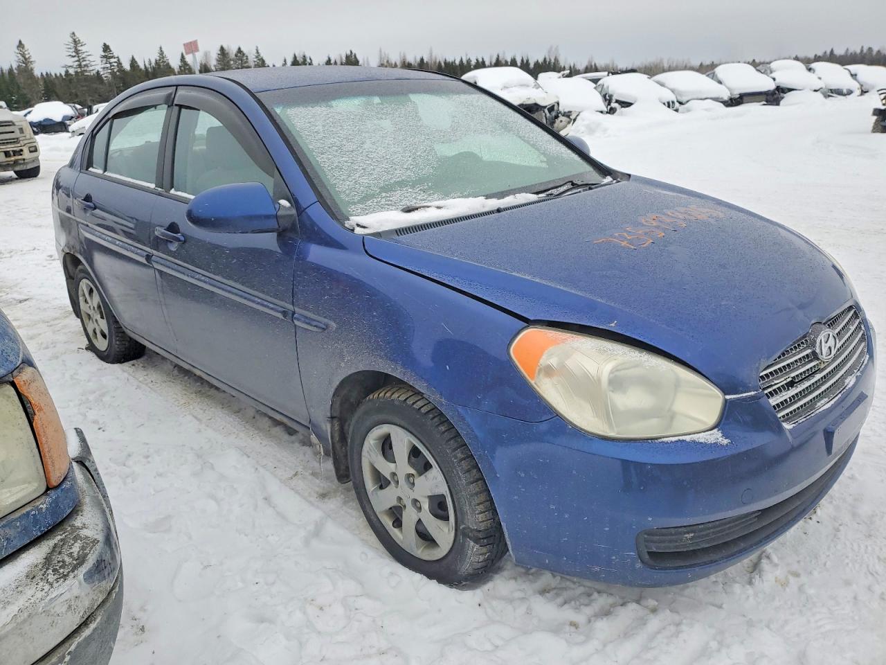 2009 Hyundai Accent Gls Blue vin: KMHCN45C29U348232