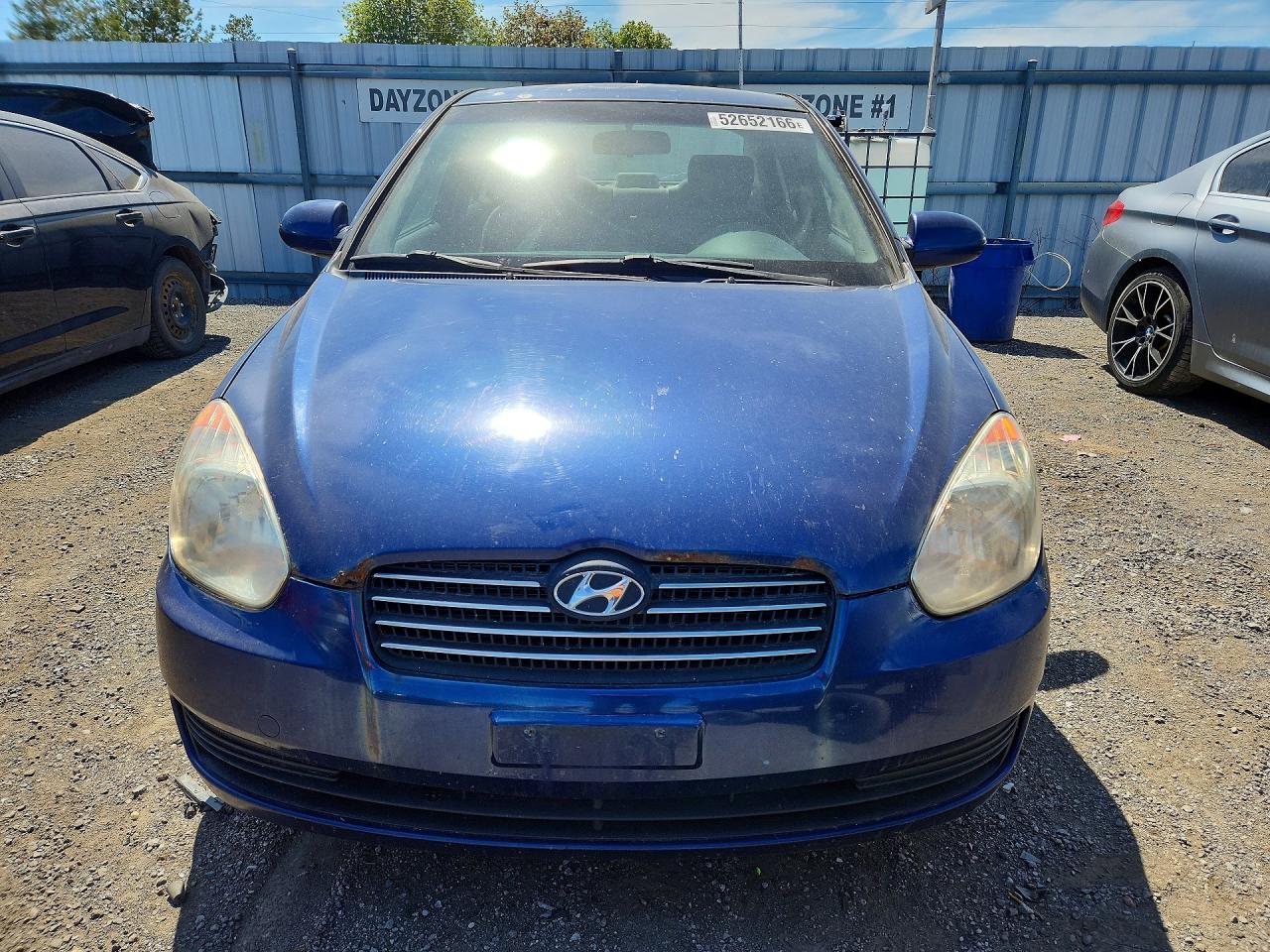 2008 Hyundai Accent Gls Blue vin: KMHCN45C38U261955