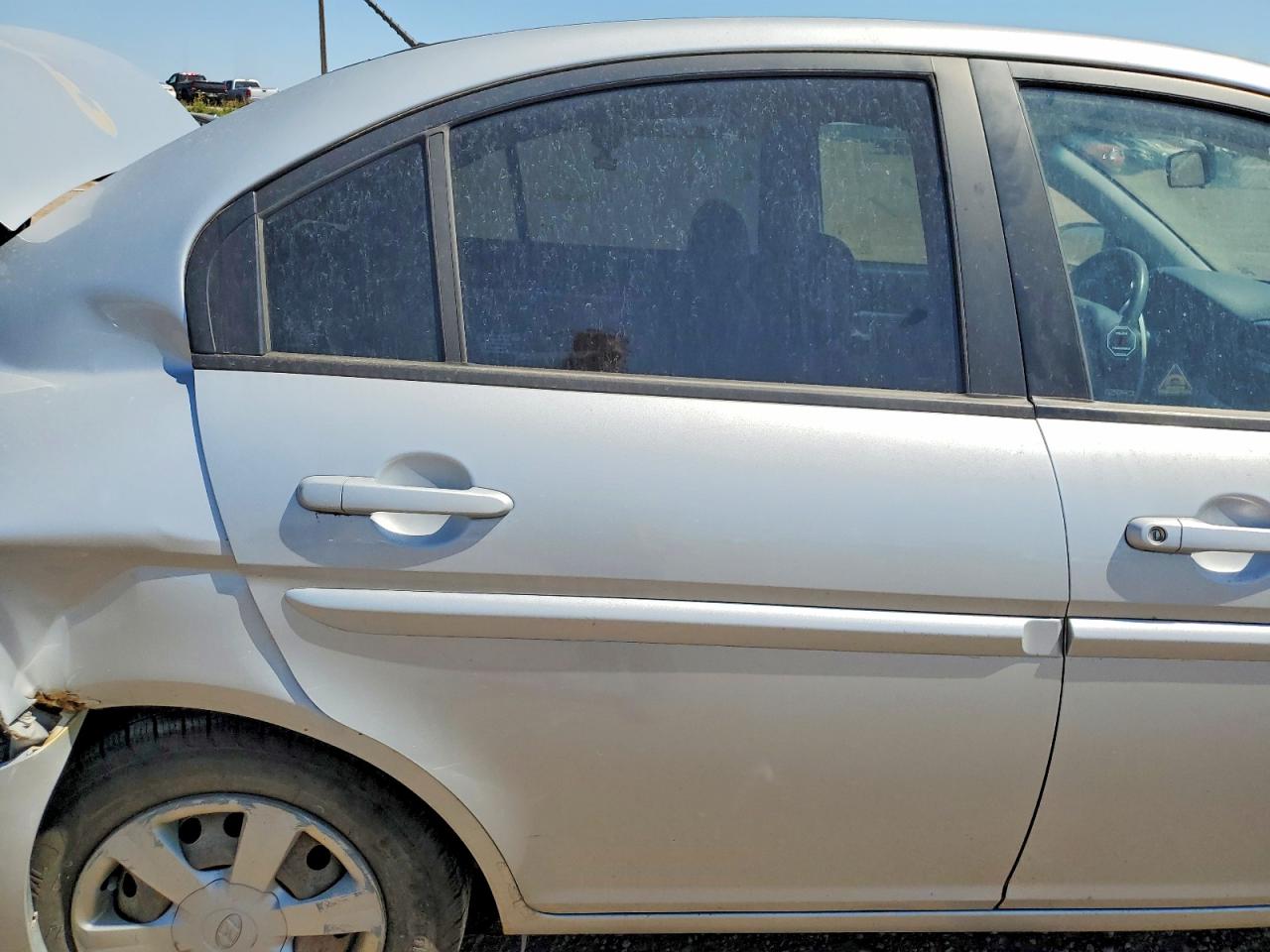 2007 Hyundai Accent Gls Silver vin: KMHCN45C47U109262