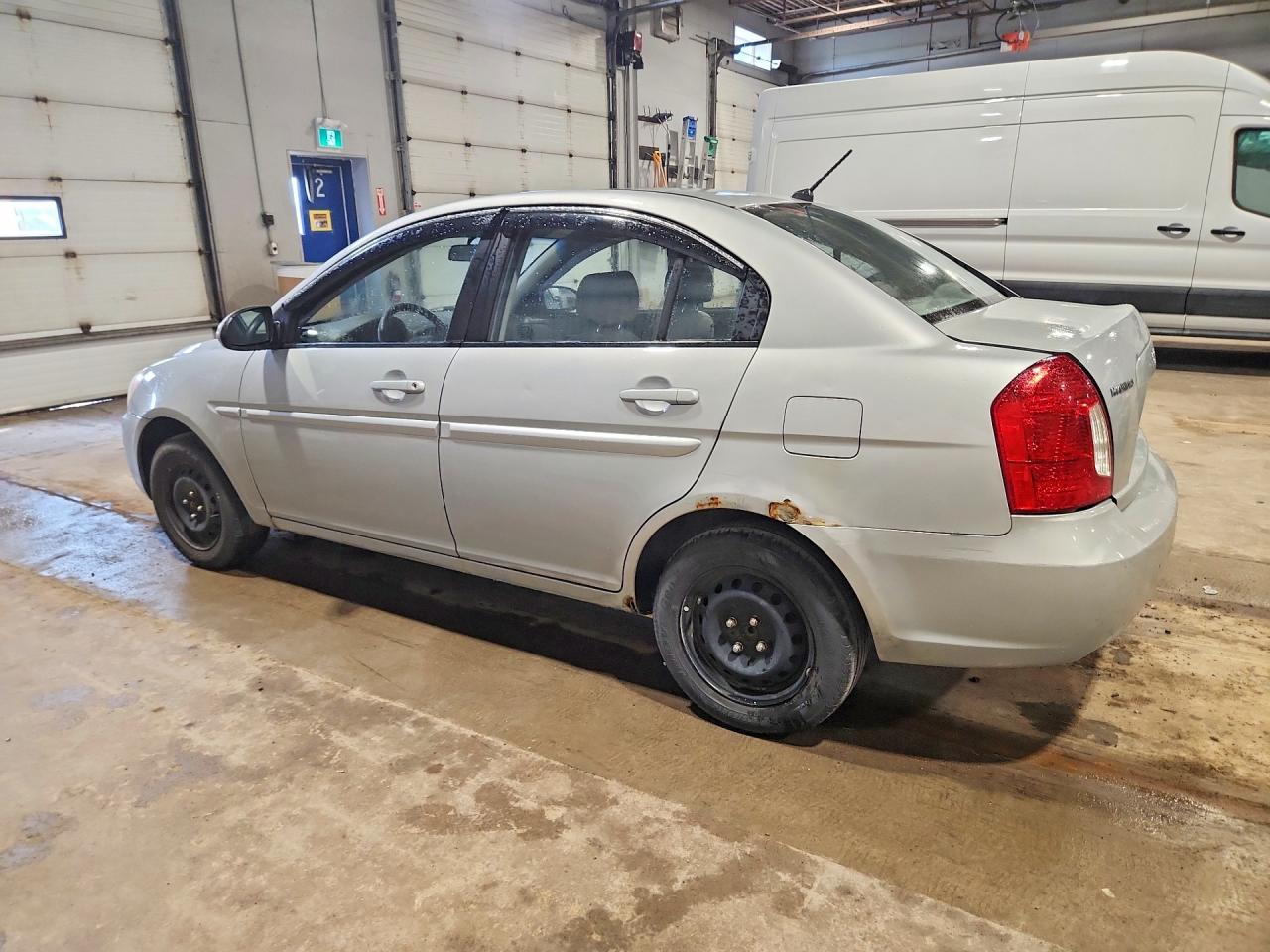 2009 Hyundai Accent Gls Silver vin: KMHCN45C59U342134