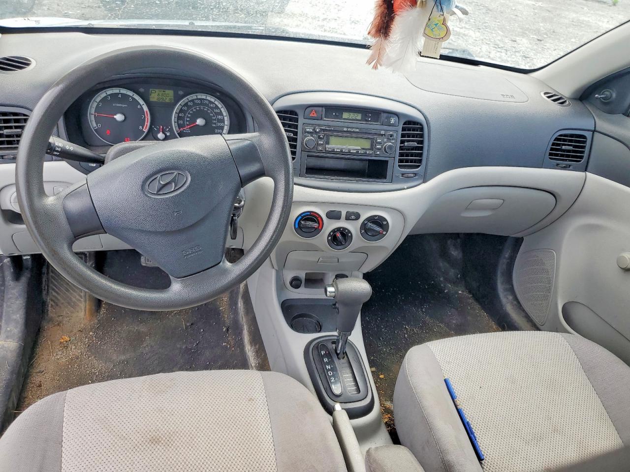 2009 Hyundai Accent Gls Blue vin: KMHCN45C59U366501