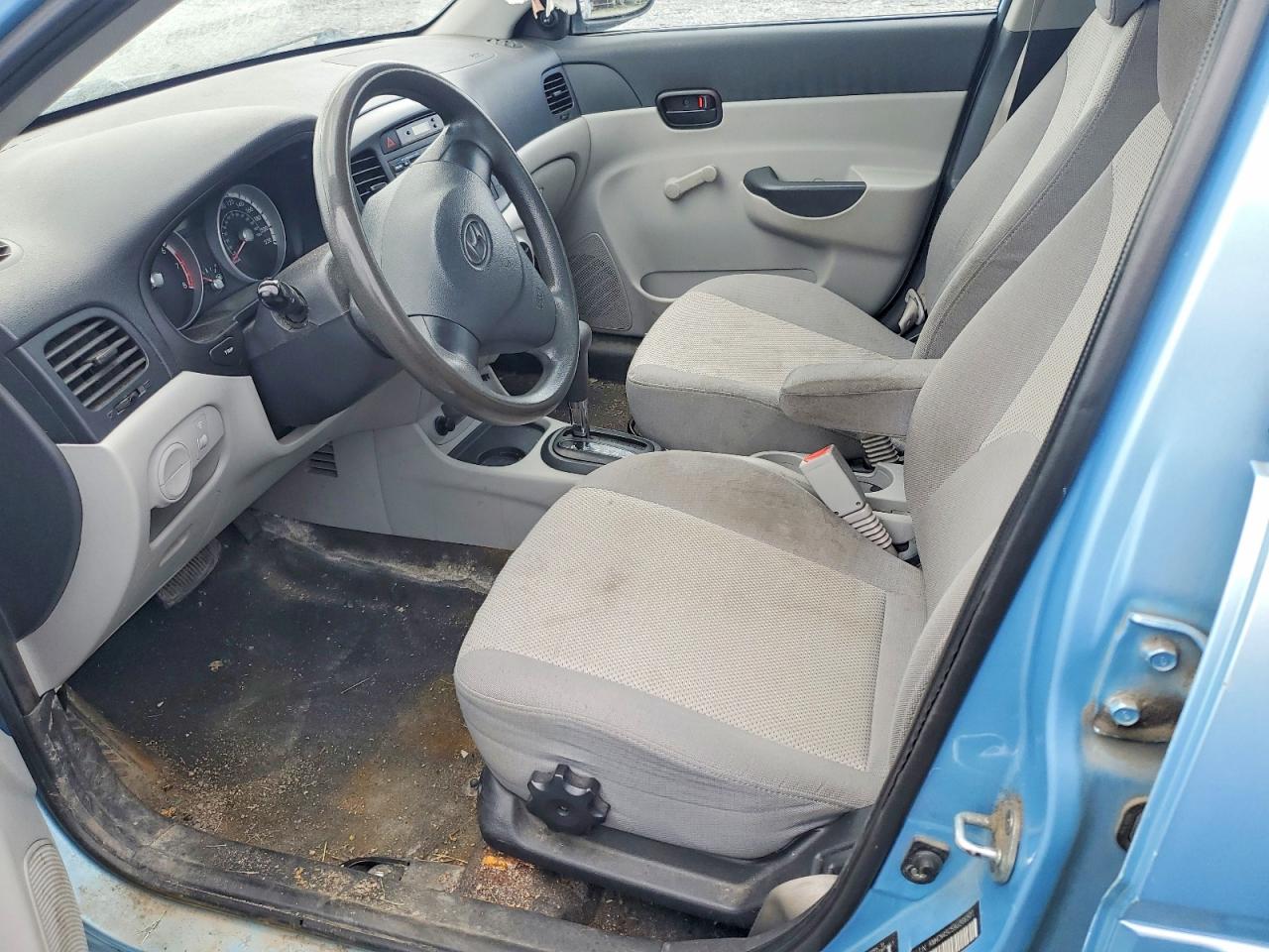 2009 Hyundai Accent Gls Blue vin: KMHCN45C59U366501