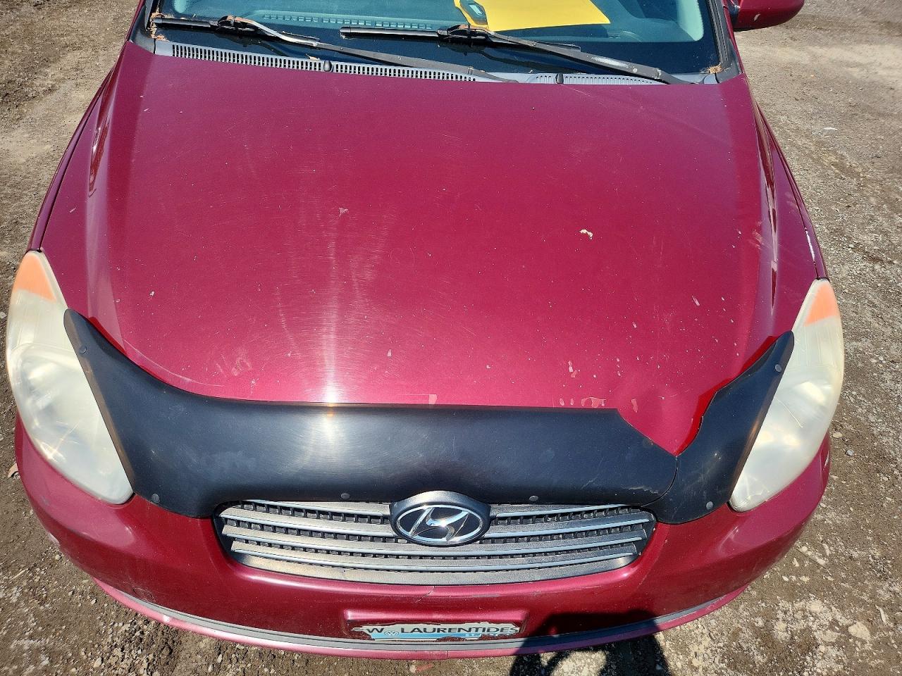 2009 Hyundai Accent Gl Red vin: KMHCN45C79U348260