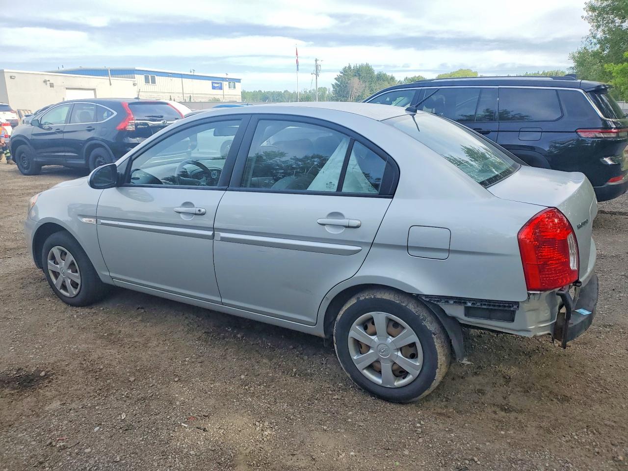 2007 Hyundai Accent Gls Серебряный vin: KMHCN45C87U165706