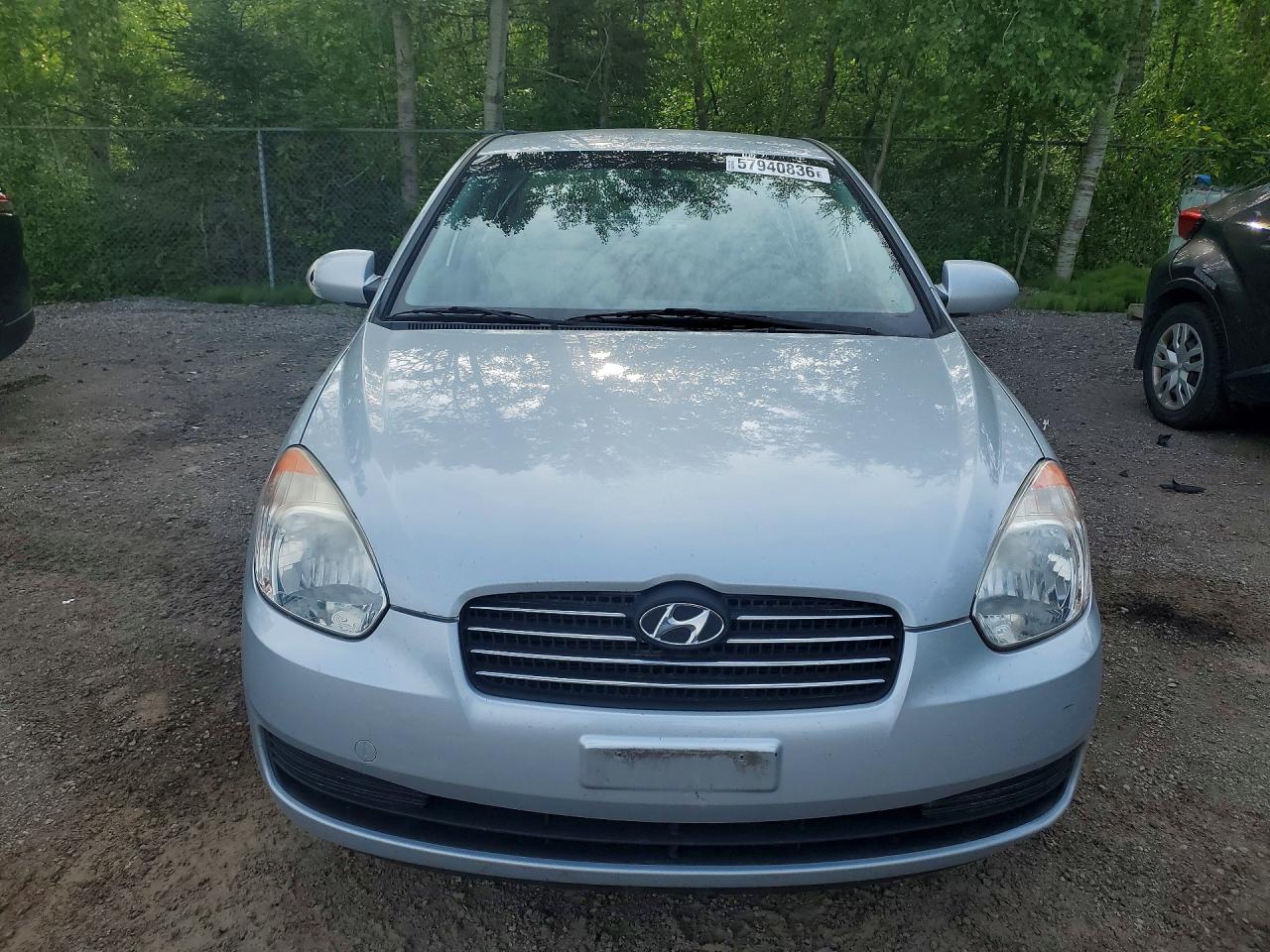 2007 Hyundai Accent Gls Серебряный vin: KMHCN45C87U165706