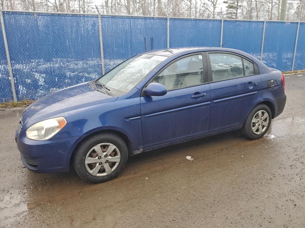 2009 Hyundai Accent Gls Синий vin: KMHCN45C99U333761