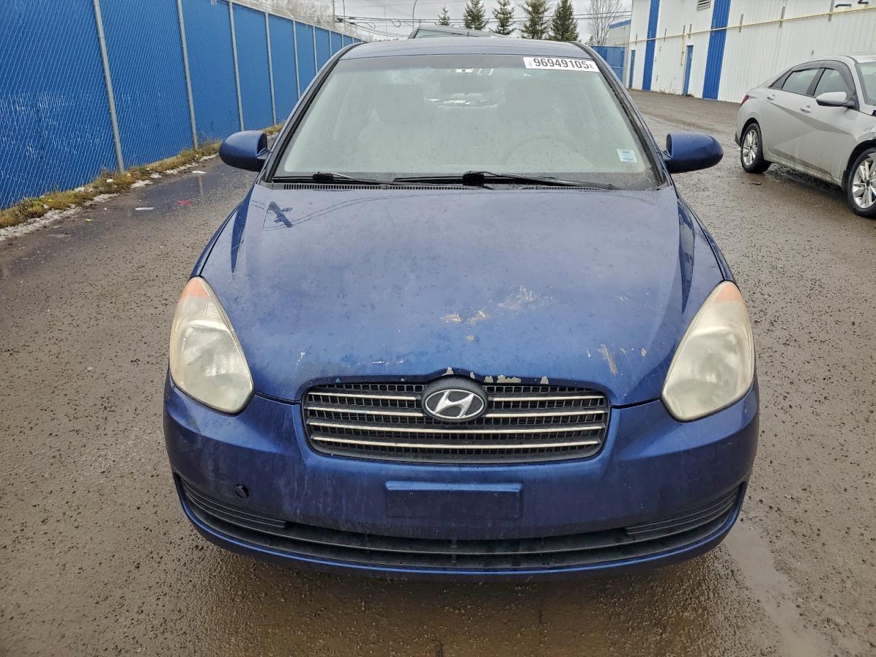 2009 Hyundai Accent Gls Синий vin: KMHCN45C99U333761