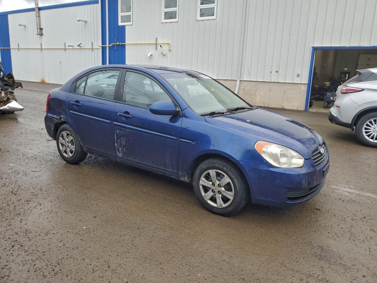 2009 Hyundai Accent Gls Синий vin: KMHCN45C99U333761