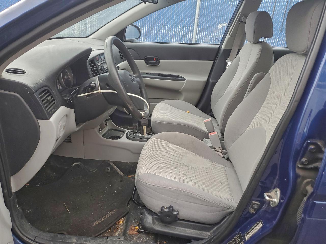 2009 Hyundai Accent Gls Синий vin: KMHCN45C99U333761