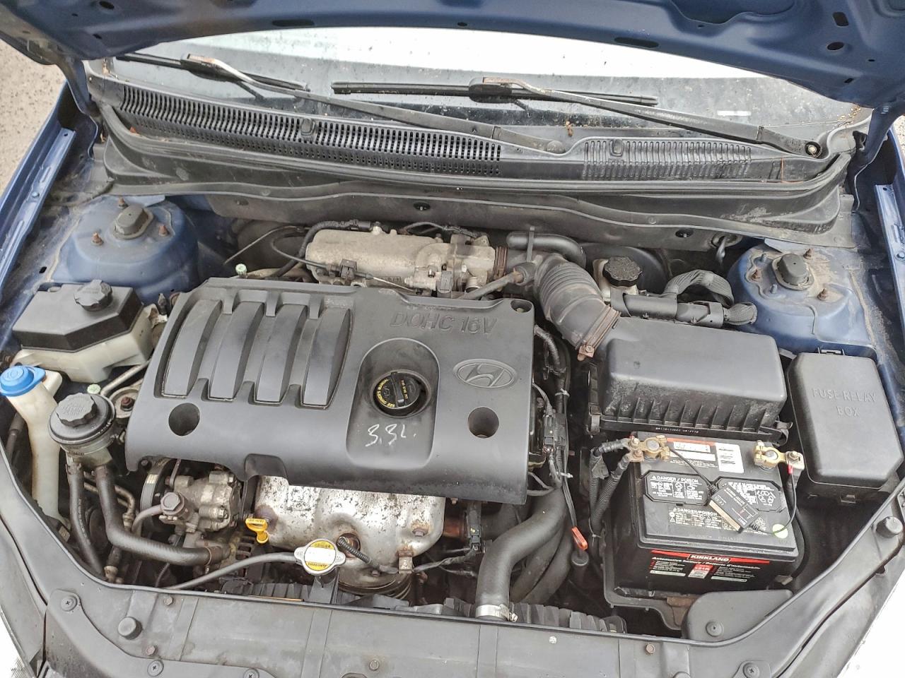 2009 Hyundai Accent Gls Синий vin: KMHCN45C99U333761