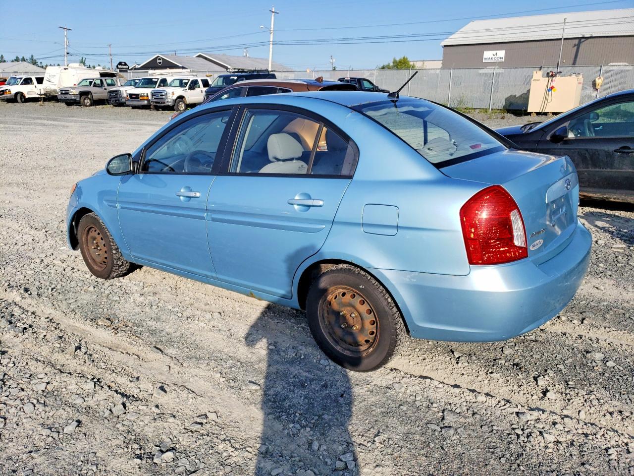 2009 Hyundai Accent Gls Синий vin: KMHCN45CX9U340010