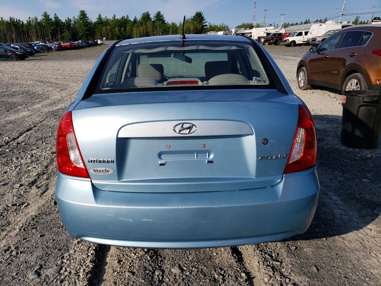 2009 Hyundai Accent Gls Синий vin: KMHCN45CX9U340010