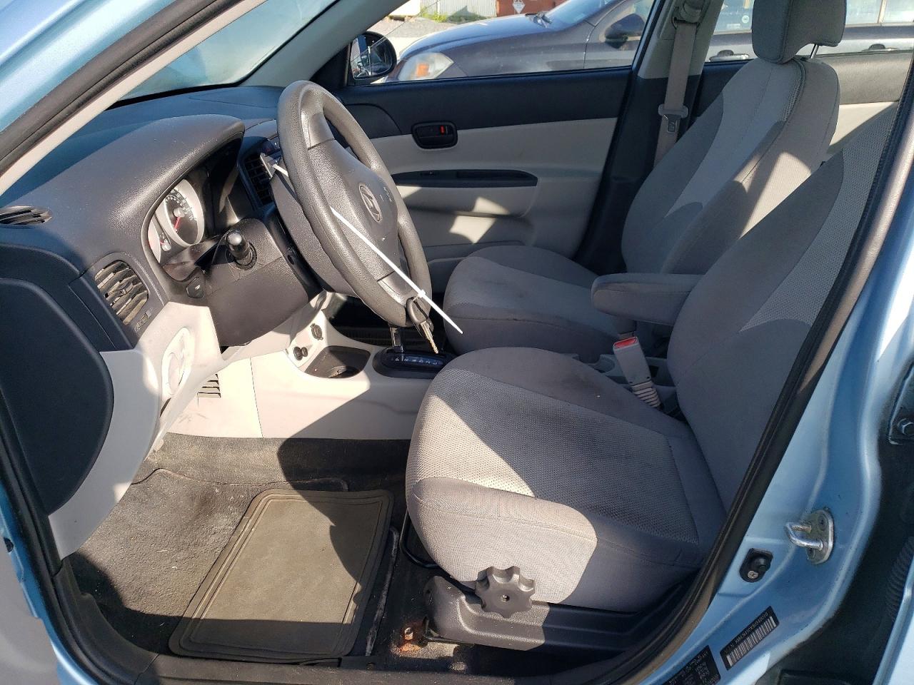 2009 Hyundai Accent Gls Синий vin: KMHCN45CX9U340010