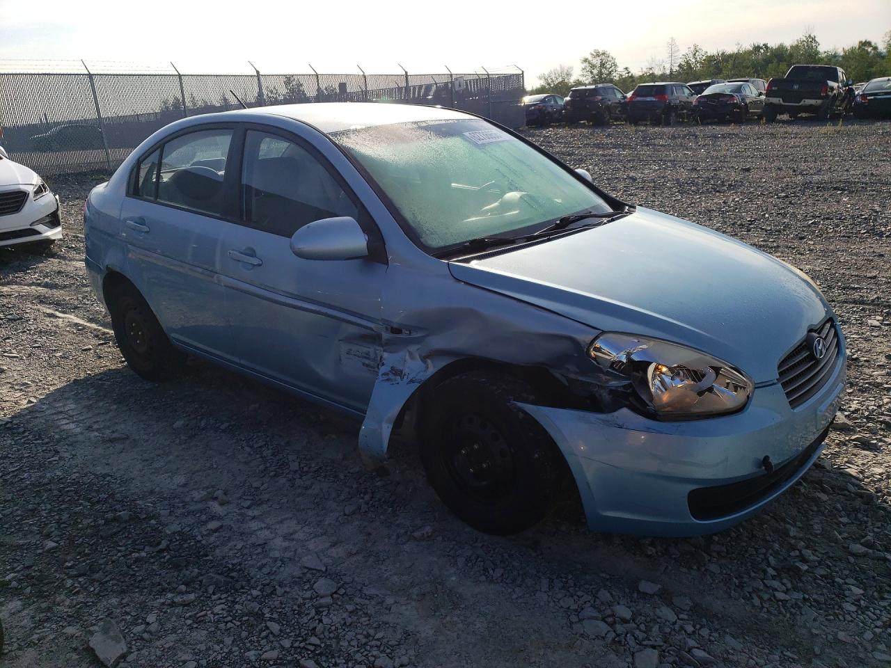 2009 Hyundai Accent Gls Синий vin: KMHCN45CX9U340010