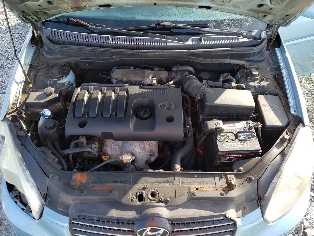 2009 Hyundai Accent Gls Синий vin: KMHCN45CX9U340010