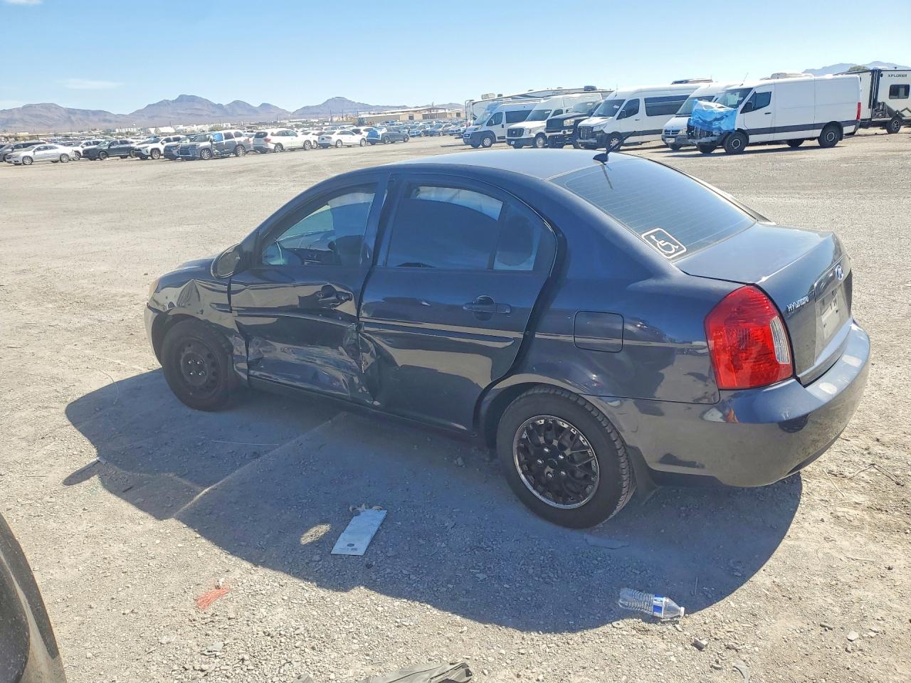 2008 Hyundai Accent Gls Charcoal vin: KMHCN46C08U217832