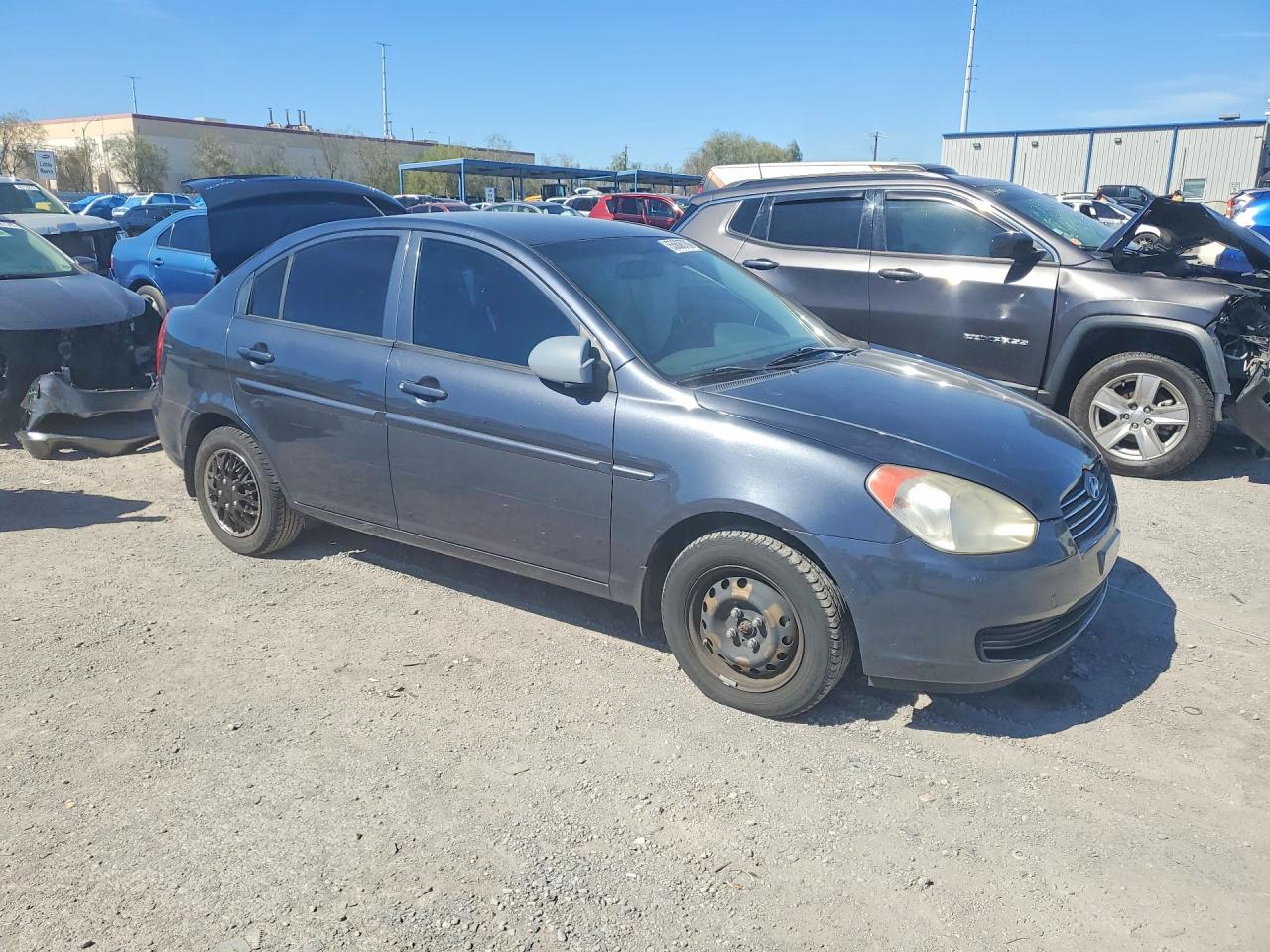 2008 Hyundai Accent Gls Charcoal vin: KMHCN46C08U217832