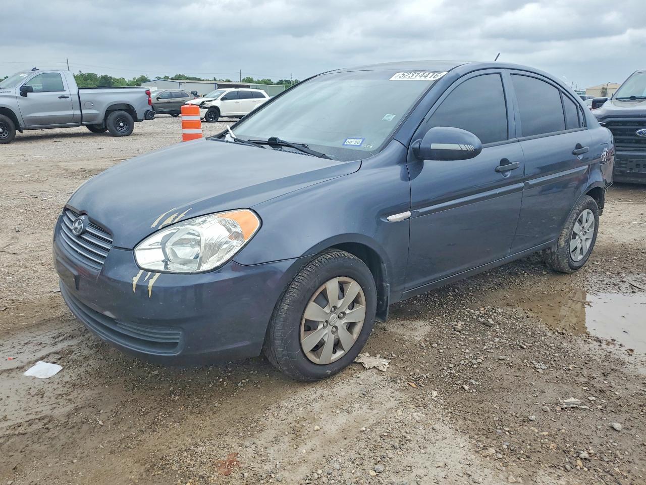 2009 Hyundai Accent Gls Gray vin: KMHCN46C09U288756