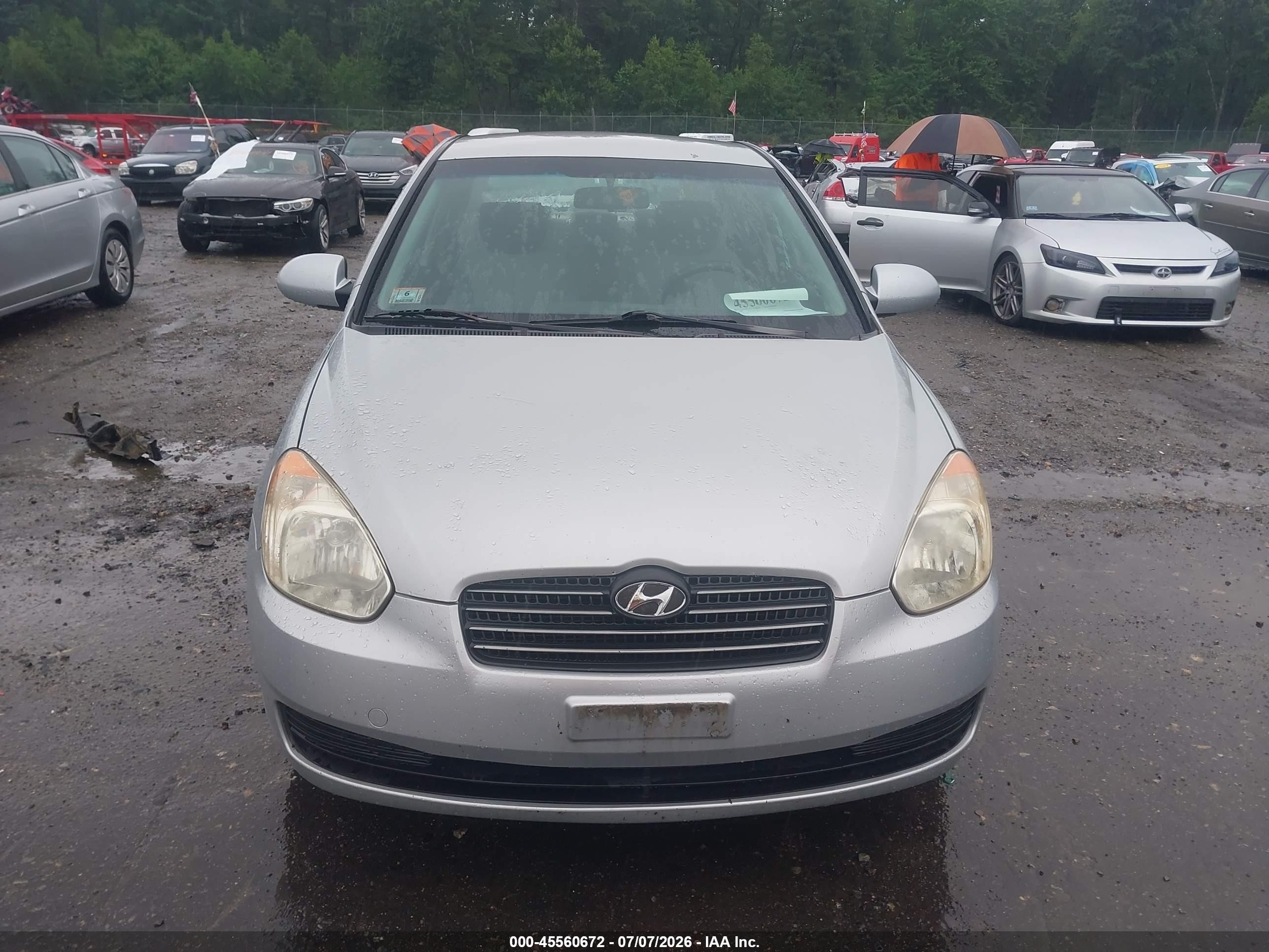 2009 Hyundai Accent Gls Silver vin: KMHCN46C09U316233