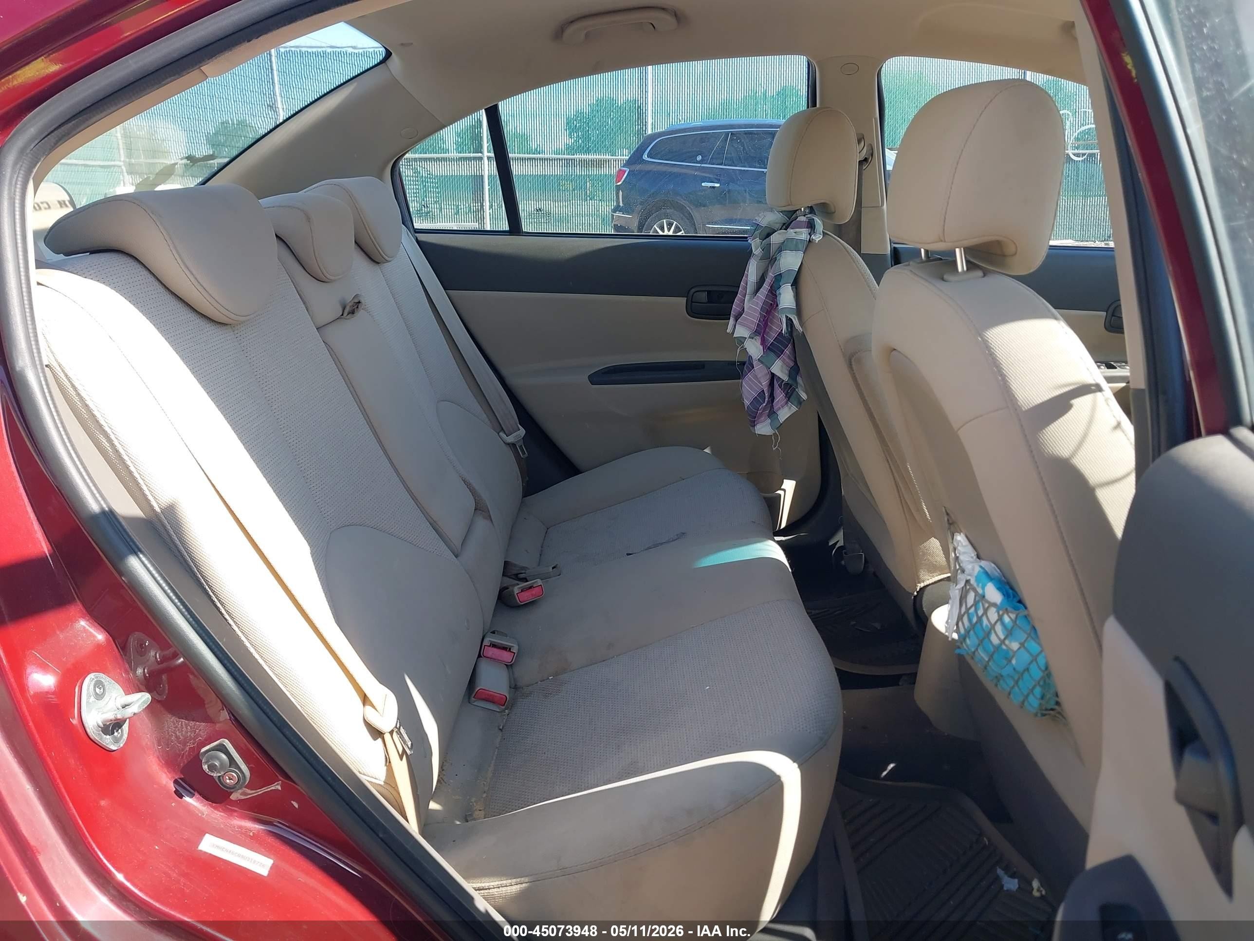 2009 Hyundai Accent Gls Red vin: KMHCN46C09U318726
