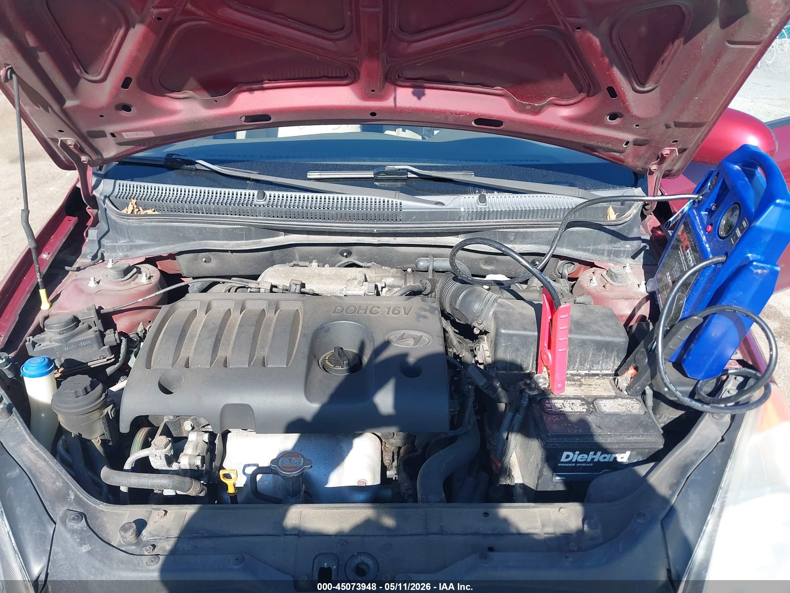 2009 Hyundai Accent Gls Red vin: KMHCN46C09U318726