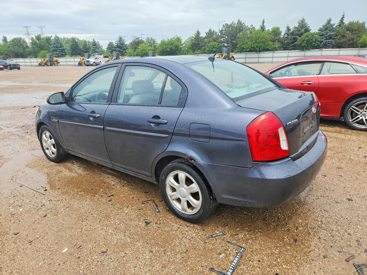 2006 Hyundai Accent Gls Синий vin: KMHCN46C16U027678
