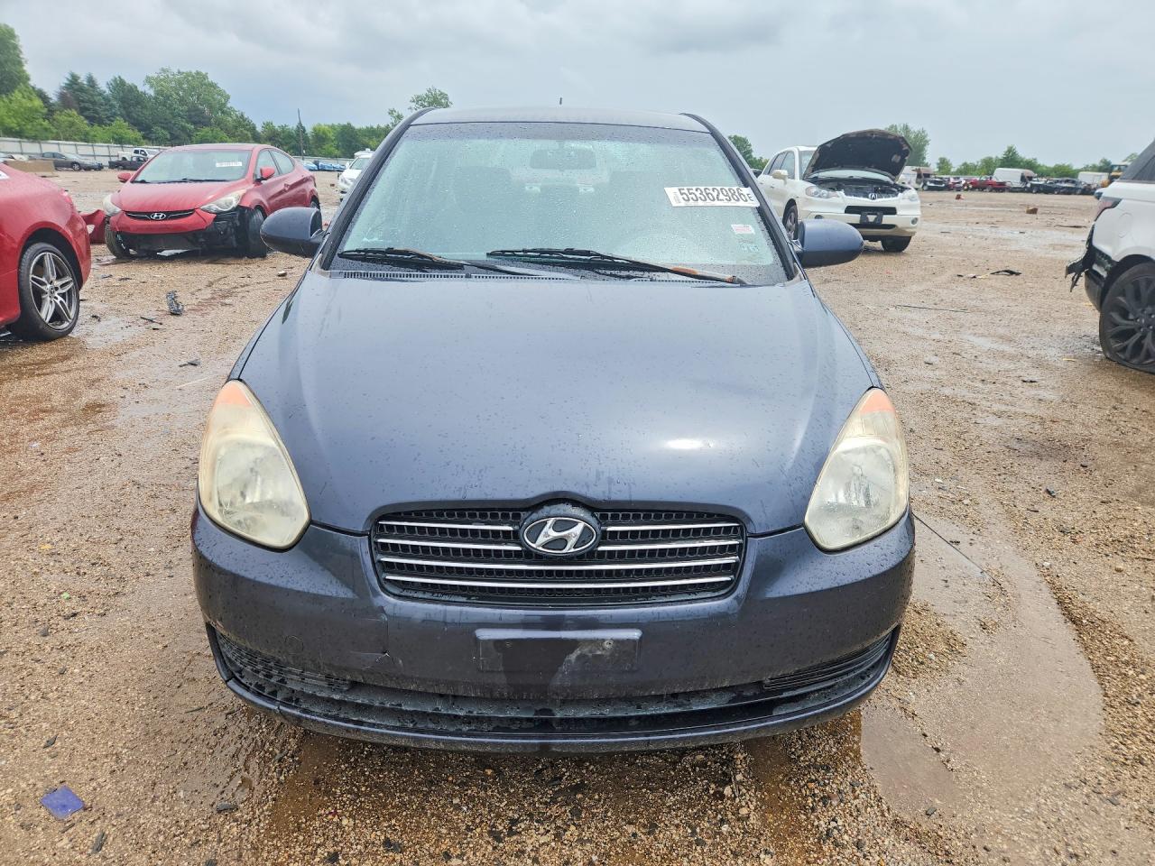 2006 Hyundai Accent Gls Синий vin: KMHCN46C16U027678