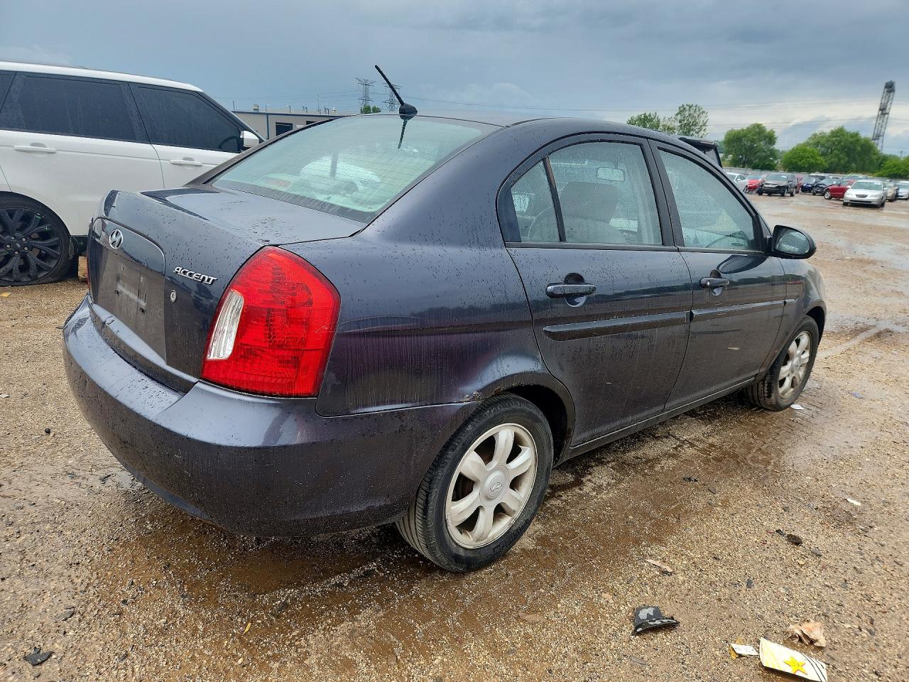 2006 Hyundai Accent Gls Синий vin: KMHCN46C16U027678