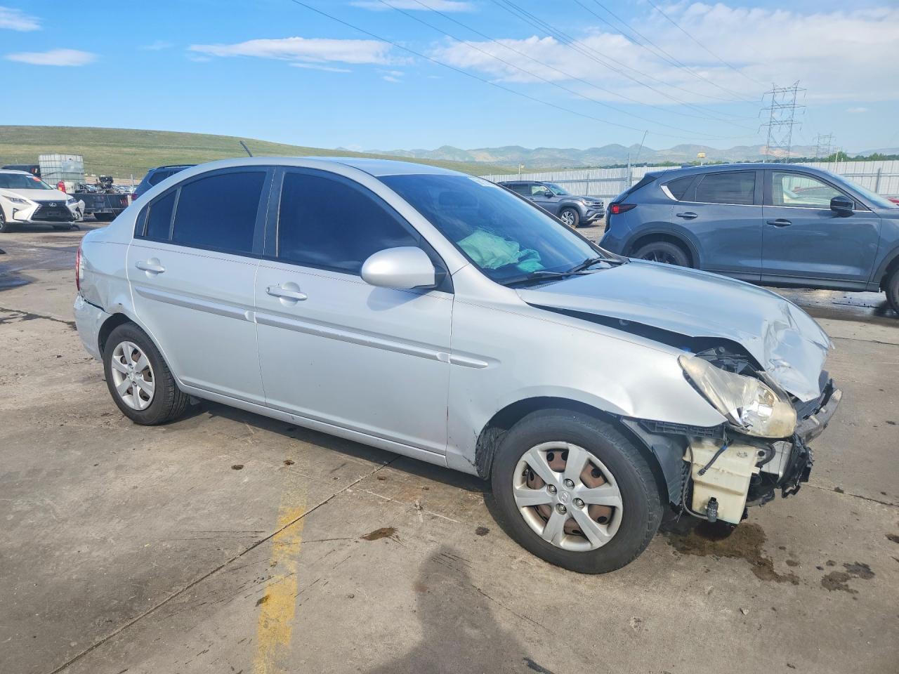 2008 Hyundai Accent Gls Серебряный vin: KMHCN46C18U249141