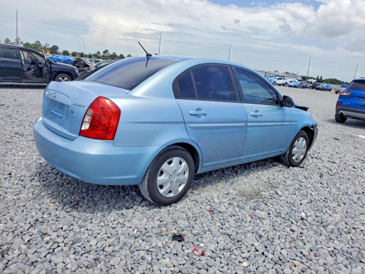 2009 Hyundai Accent Gls Blue vin: KMHCN46C19U285493