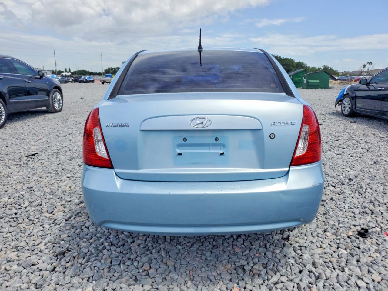 2009 Hyundai Accent Gls Blue vin: KMHCN46C19U285493