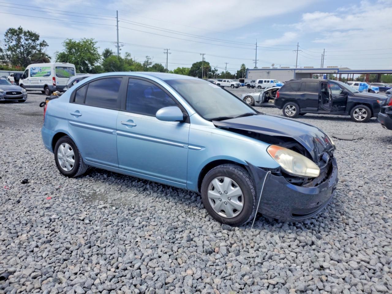 2009 Hyundai Accent Gls Blue vin: KMHCN46C19U285493