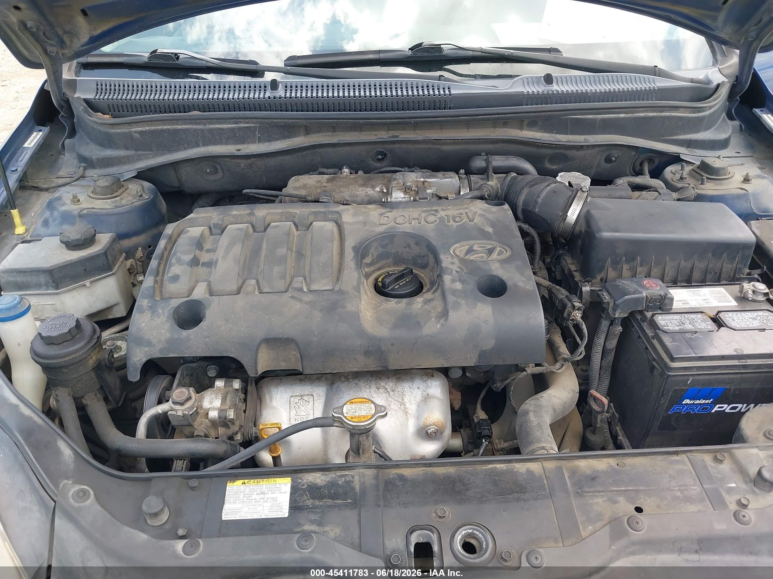 2009 Hyundai Accent Gls Blue vin: KMHCN46C19U299412