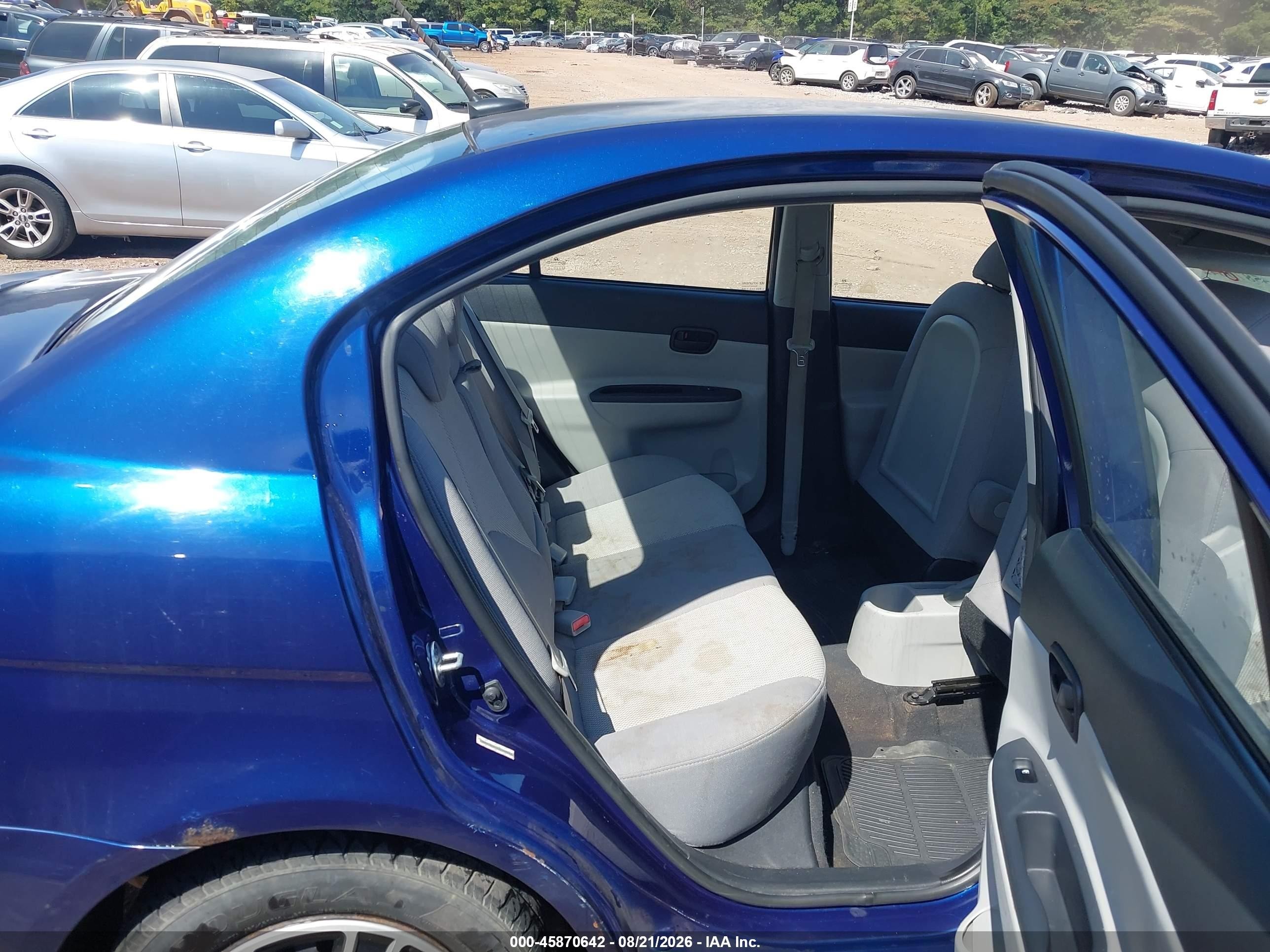 2009 Hyundai Accent Gls Blue vin: KMHCN46C19U309484