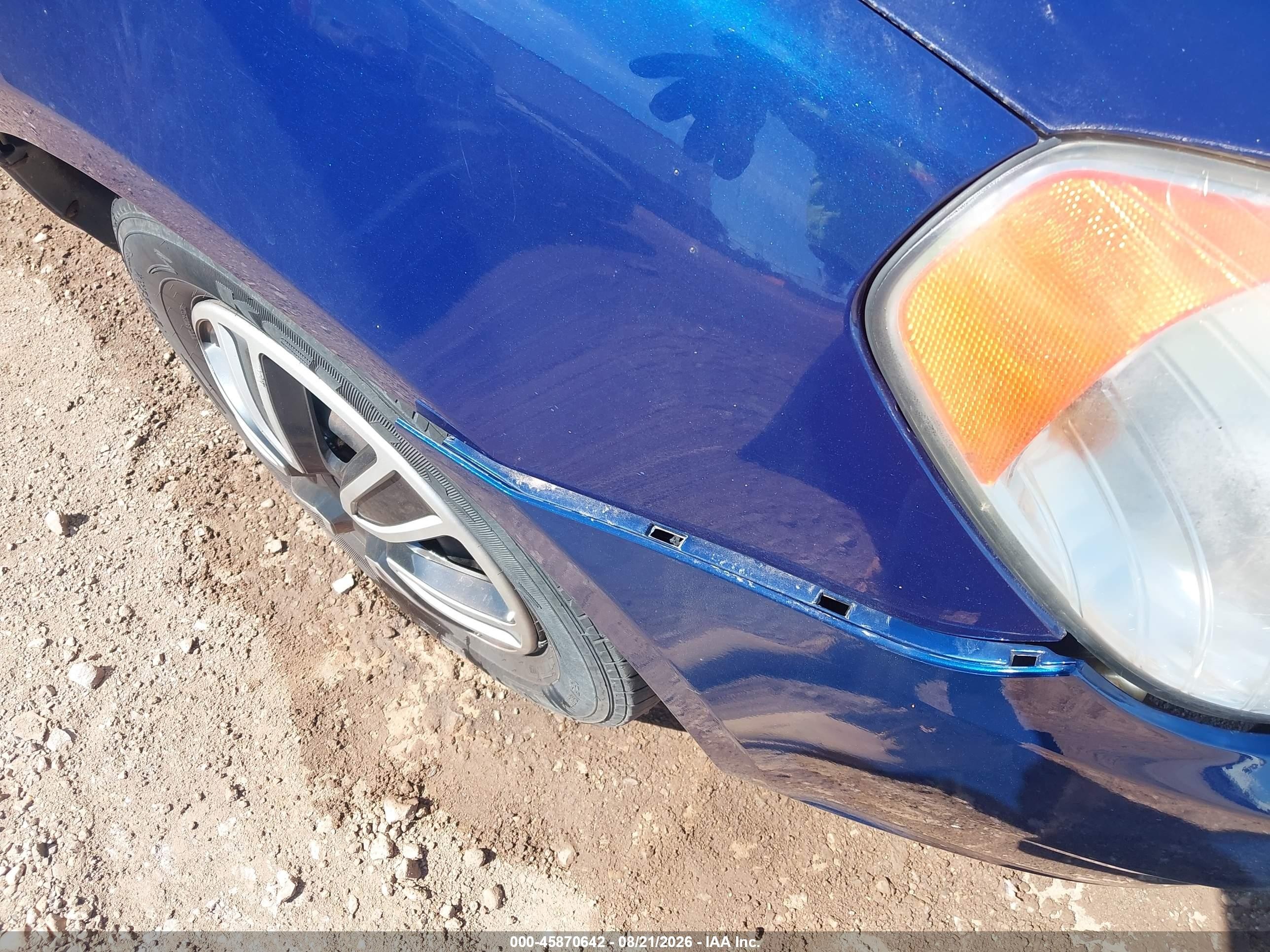 2009 Hyundai Accent Gls Blue vin: KMHCN46C19U309484