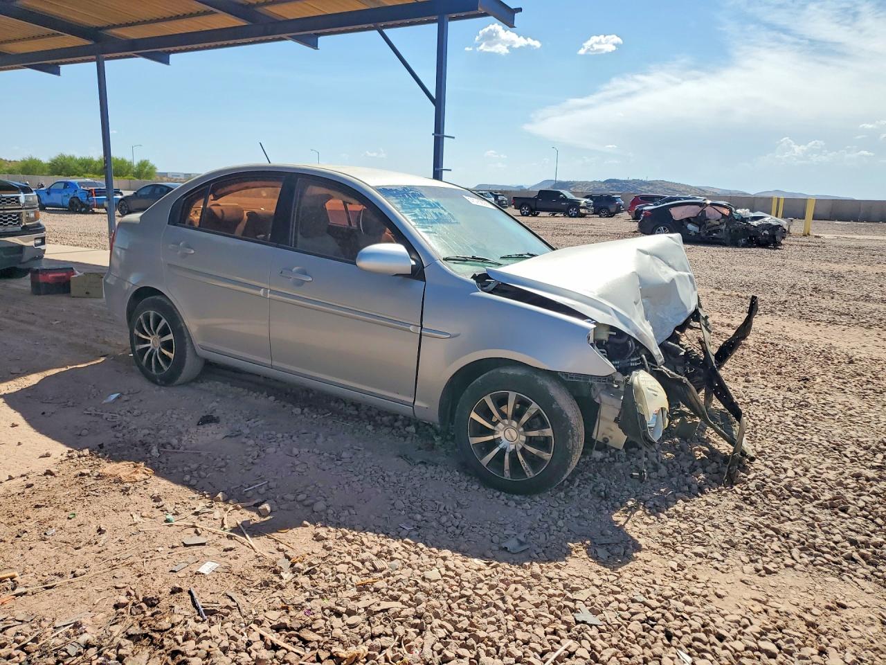 2009 Hyundai Accent Gls Blue vin: KMHCN46C19U313633