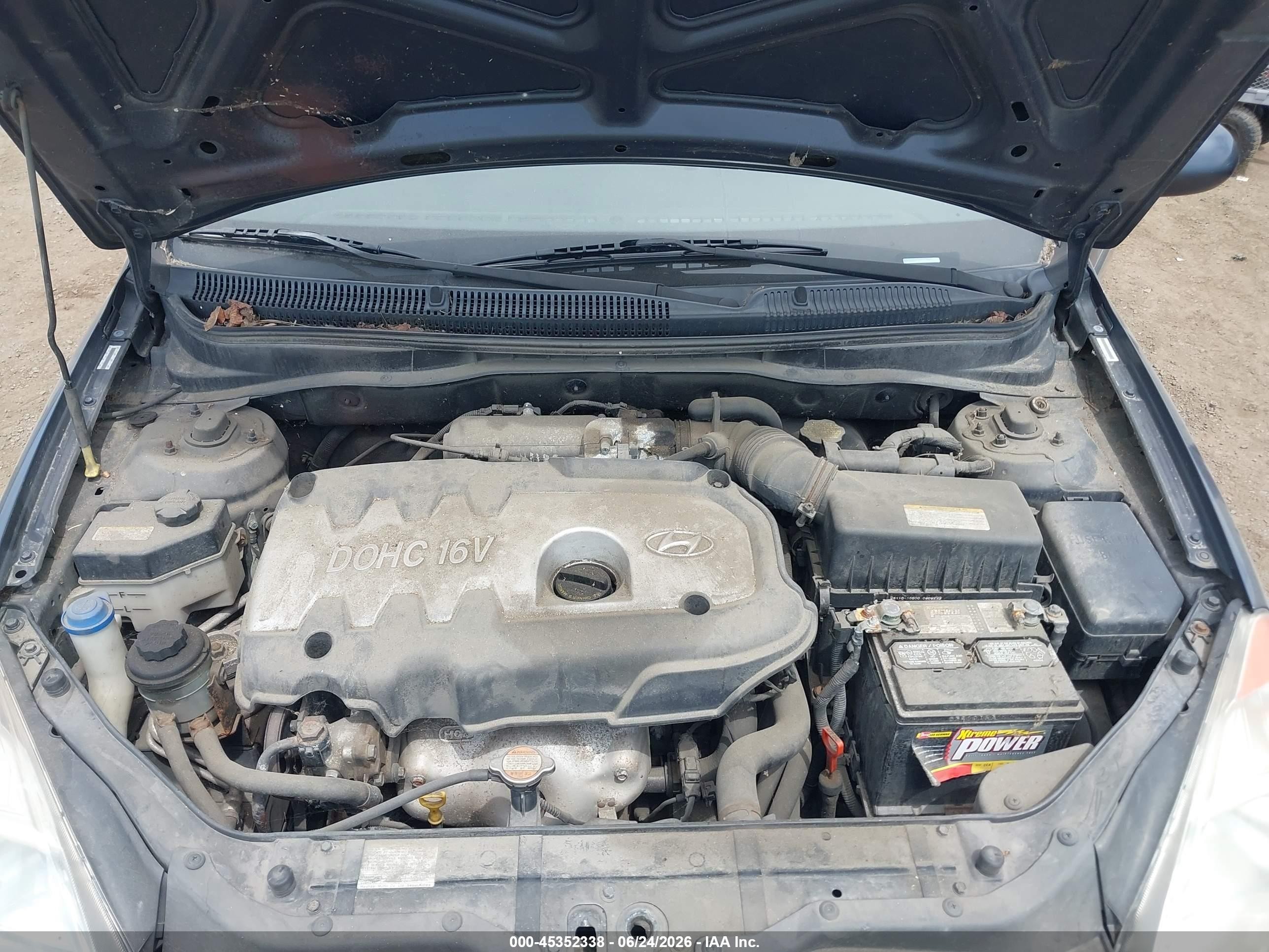 2007 Hyundai Accent Gls Gray vin: KMHCN46C27U089253