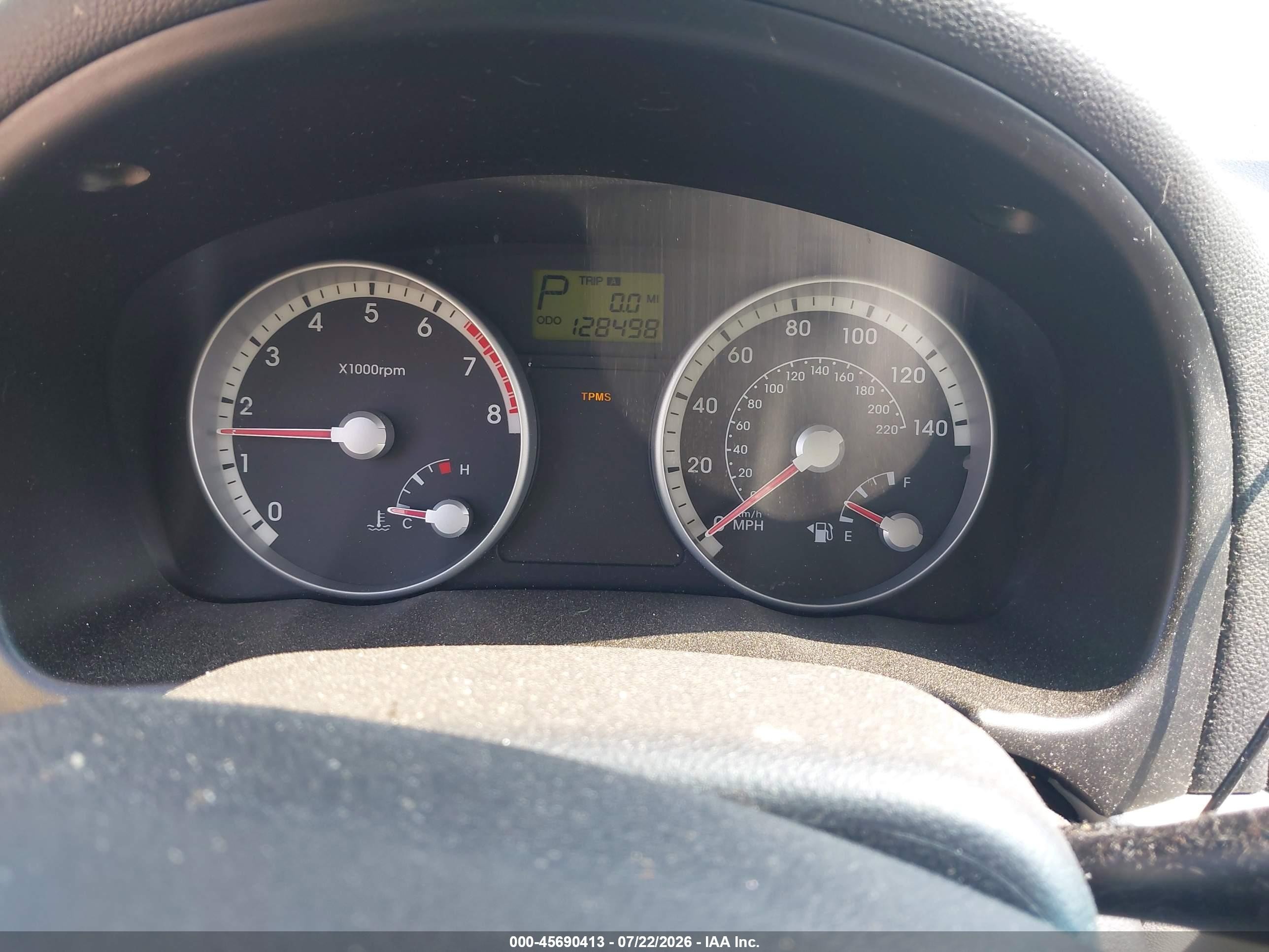 2008 Hyundai Accent Gls Black vin: KMHCN46C28U175440