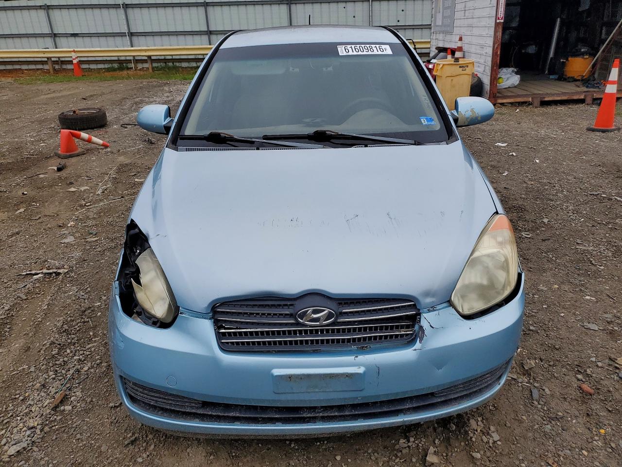 2008 Hyundai Accent Gls Синий vin: KMHCN46C28U207531