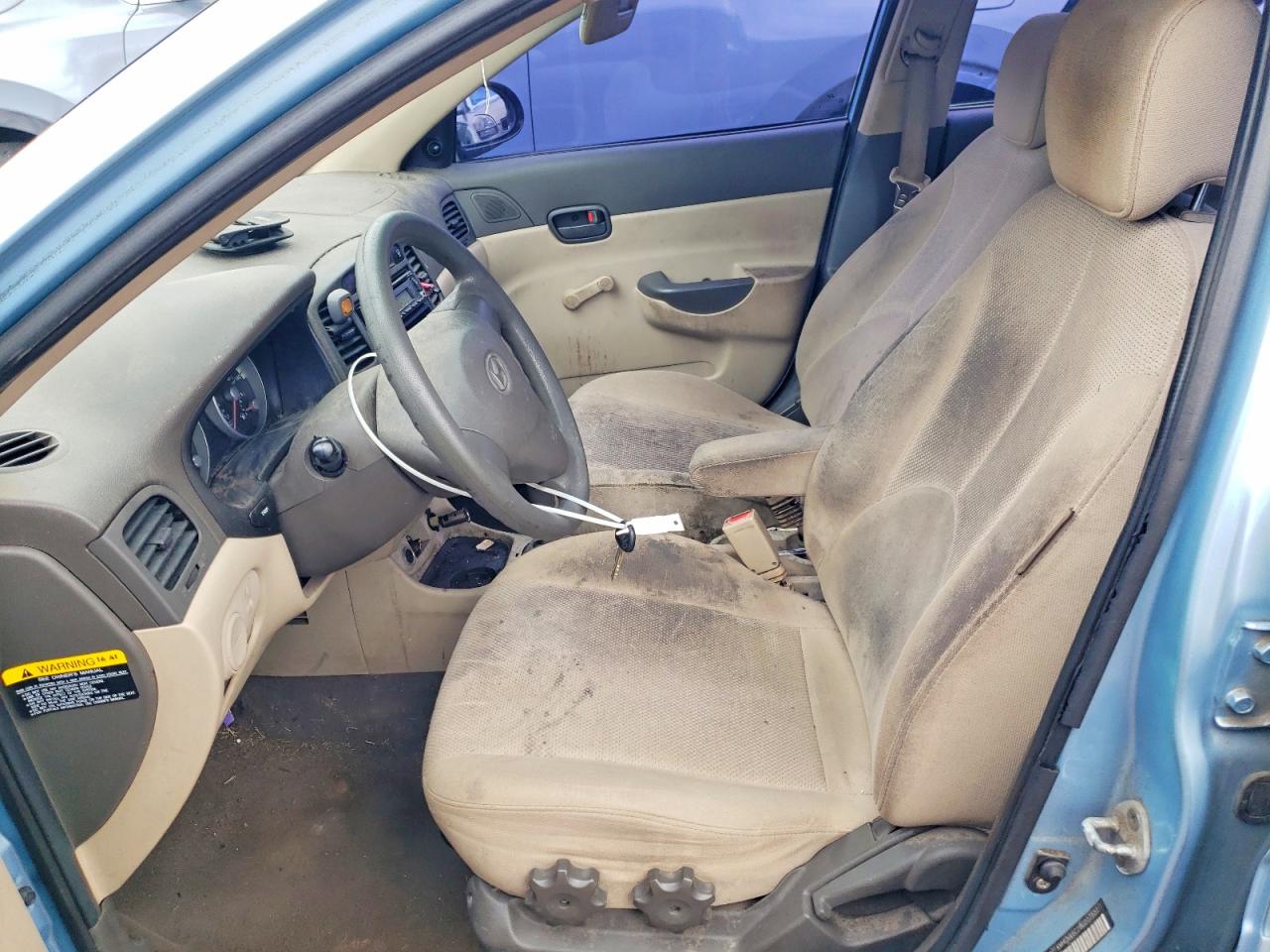 2008 Hyundai Accent Gls Синий vin: KMHCN46C28U207531